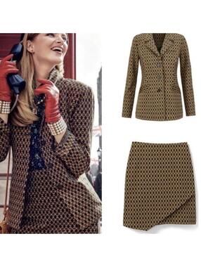 Cabi - Kensington Proper Standout Medallion Jacket and Skirt